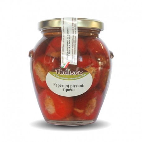 Peperoncini piccanti ripieni al tonno